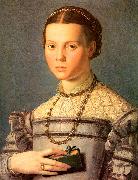 Agnolo Bronzino Portrait of a Young Girl with a Prayer Book France oil painting reproduction